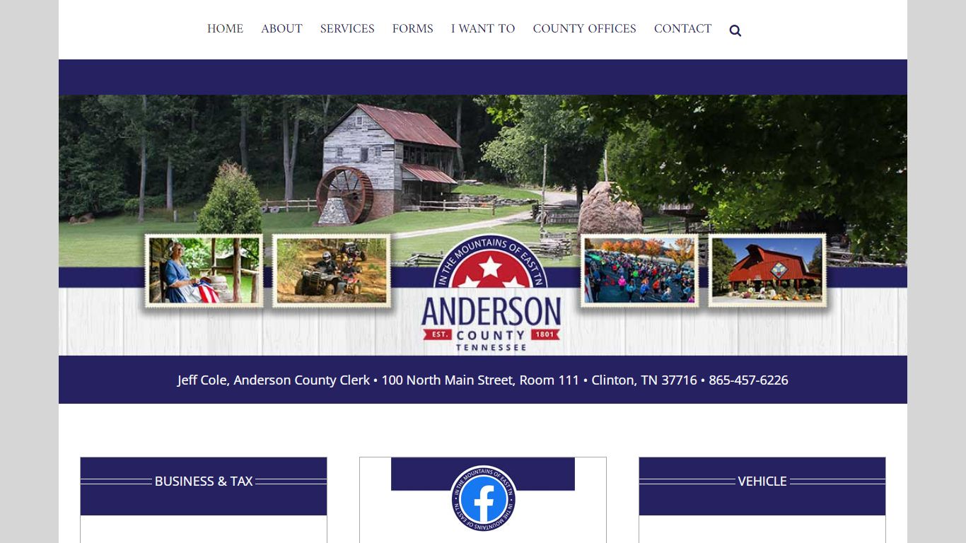 Anderson County Clerk – In The Mountains of Tennessee